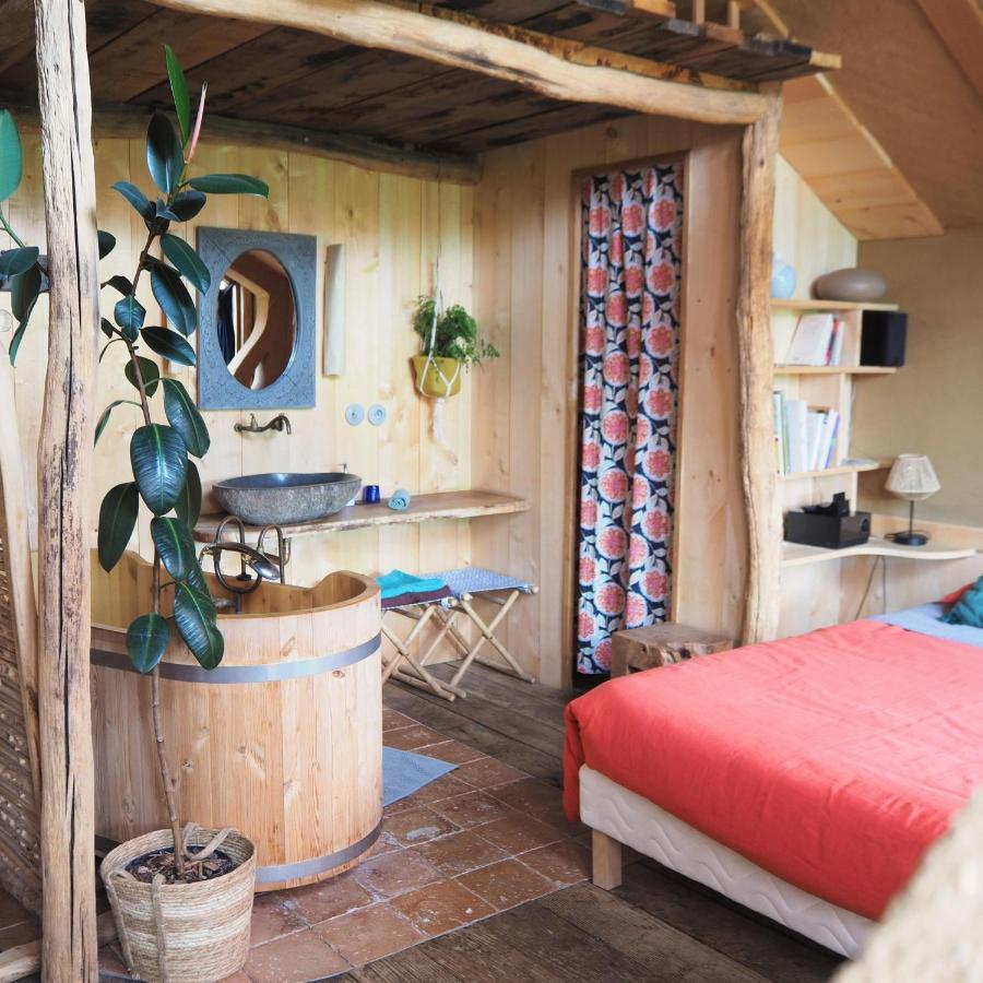 Ecolodge La Belle Verte Saint-Mʼhervé 외부 사진